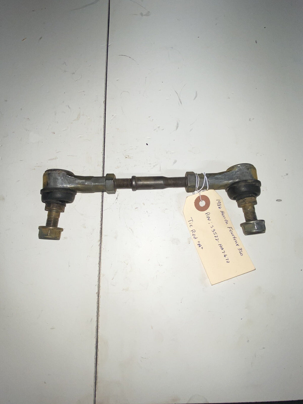 1986 Honda Fourtrax 350 OEM Tie Rod “A” 53522-HA7-6720