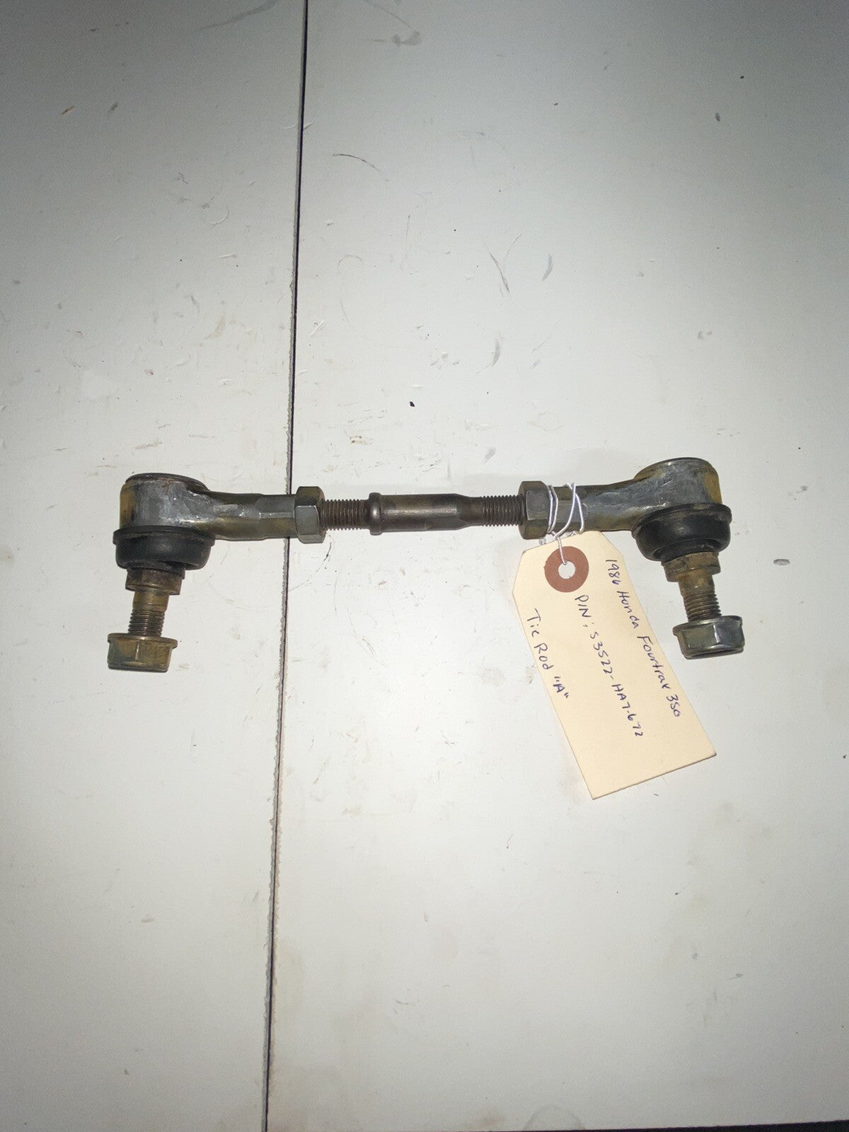 1986 Honda Fourtrax 350 OEM Tie Rod “A” 53522-HA7-6720