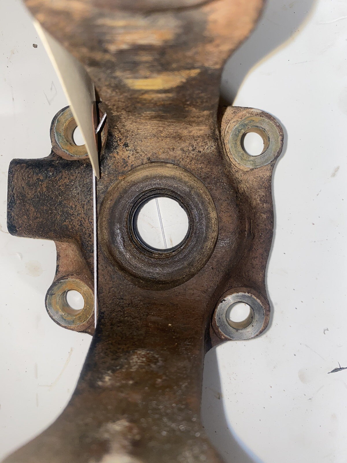 1986 Honda Fourtrax 350 OEM Left Side Knuckle Holder3