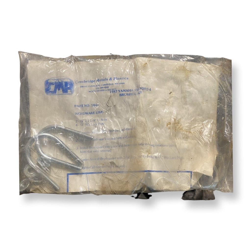 NOS Yamaha 350 Moto 4 Floorboards Stump Stoppers Brushguard P/N 18412