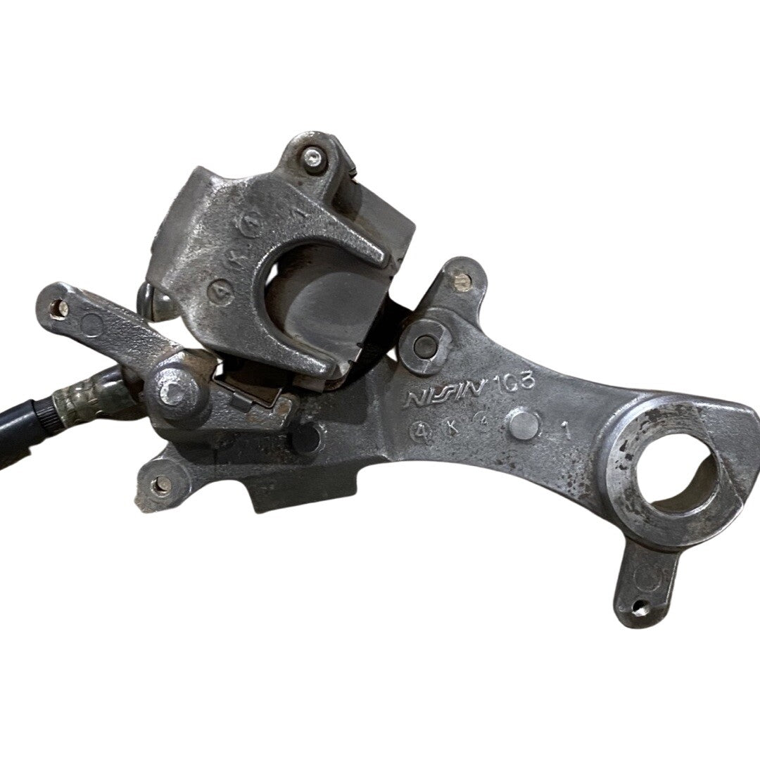 2005 Yamaha YZ450F OEM Rear Brake Caliper Pads & Brake Line 1C3-2580W-00-001