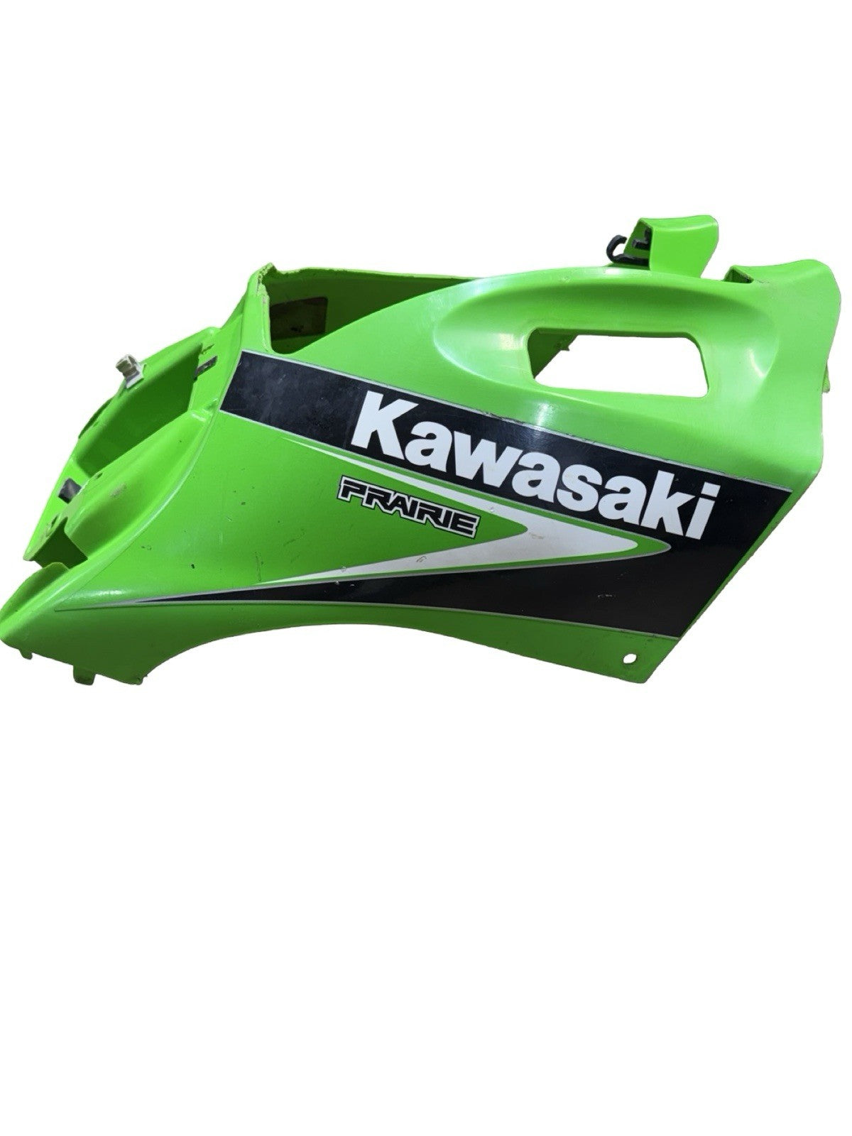 2005-2006 Kawasaki Prairie 700 OEM Team Green Fuel Tank Cover 14091-1423-2901