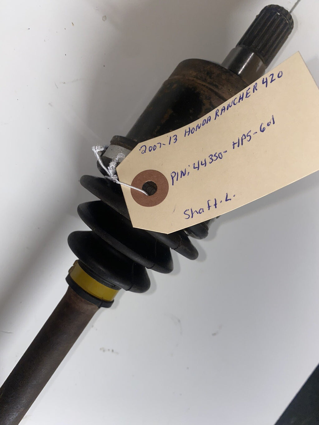 2007-2009 Honda Rancher 420 OEM Left Side Cv Axle 1