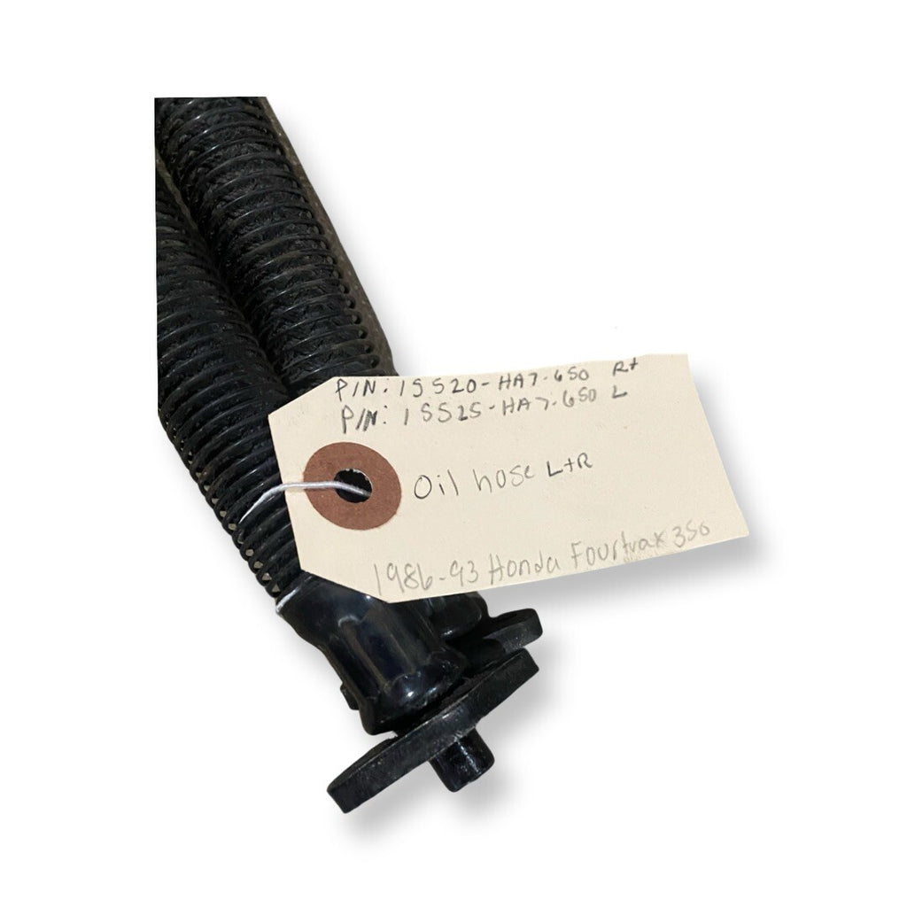 1986-1989 Honda Fourtrax Foreman 350 OEM Oil Cooler Lines 15520-HA7-6502