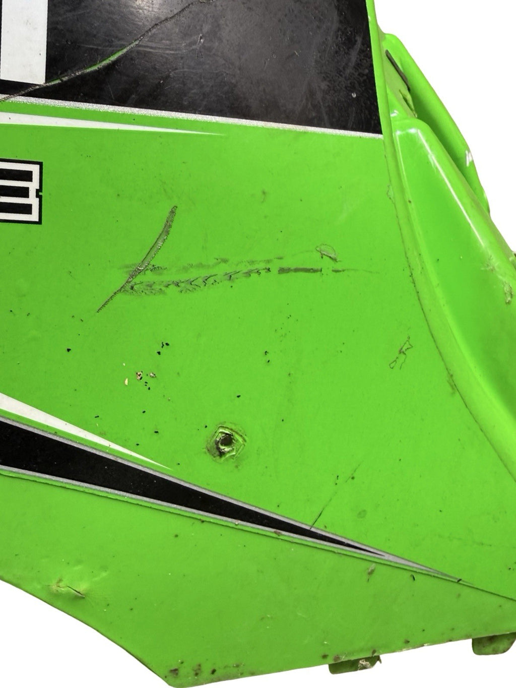 2005-2006 Kawasaki Prairie 700 OEM Team Green Fuel Tank Cover 14091-1423-2904