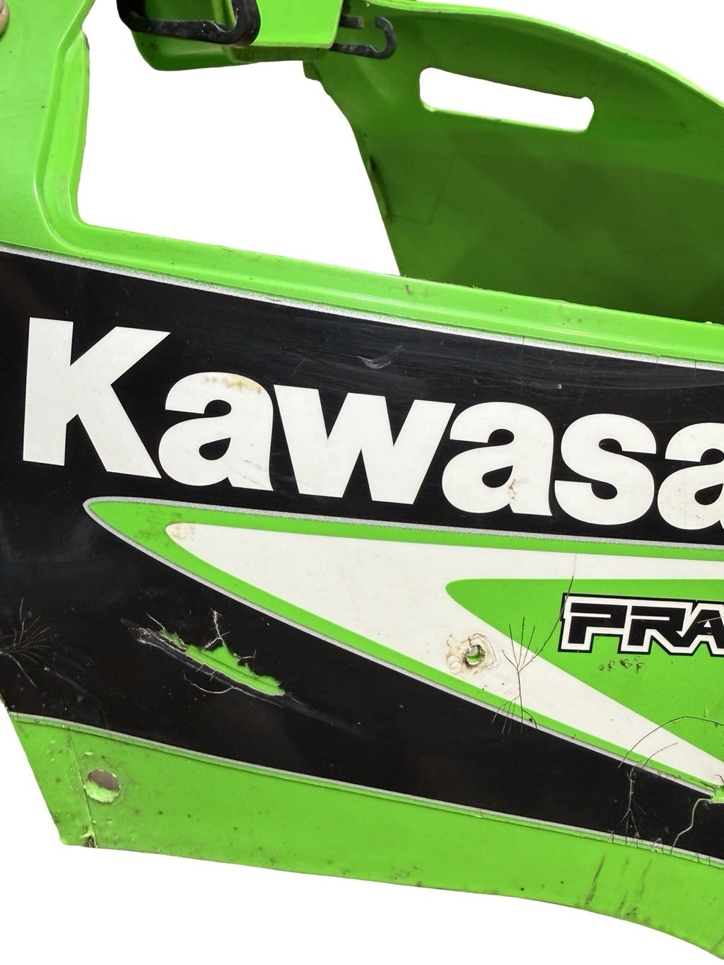 2005-2006 Kawasaki Prairie 700 OEM Team Green Fuel Tank Cover 14091-1423-2905