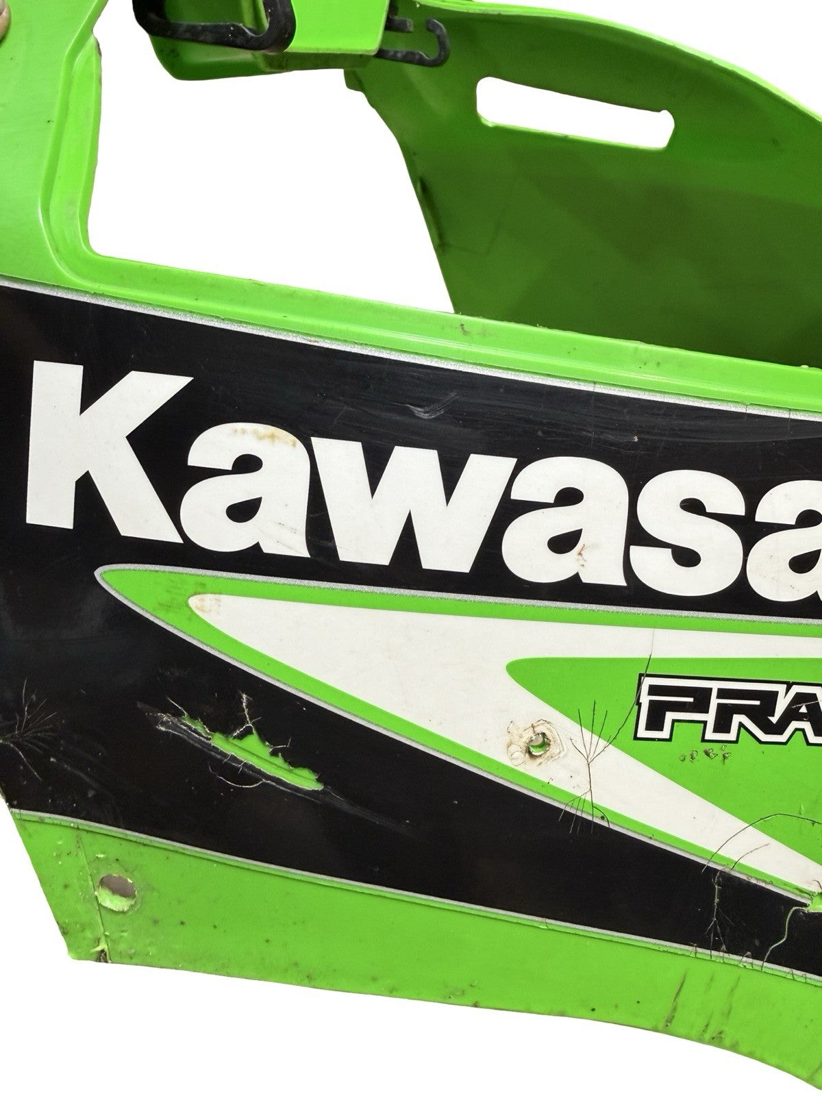 2005-2006 Kawasaki Prairie 700 OEM Team Green Fuel Tank Cover 14091-1423-2905