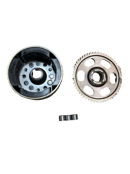 1984 Yamaha Tri Moto 225DX OEM Flywheel & Gear Assembly 29U-85550-21-000