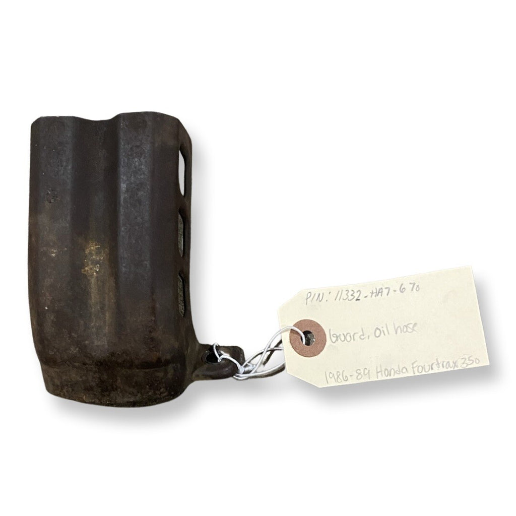 1986-1989 Honda Fourtrax Foreman 350 OEM Oil Line Cover 11332-HA7-6700