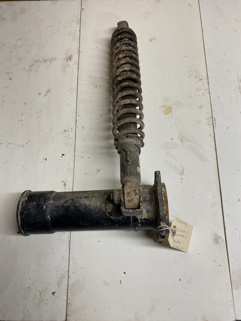 1986 Honda Fourtrax 350 OEM Left Side Rear Axle Tube With Shock 52120-HA7-7700