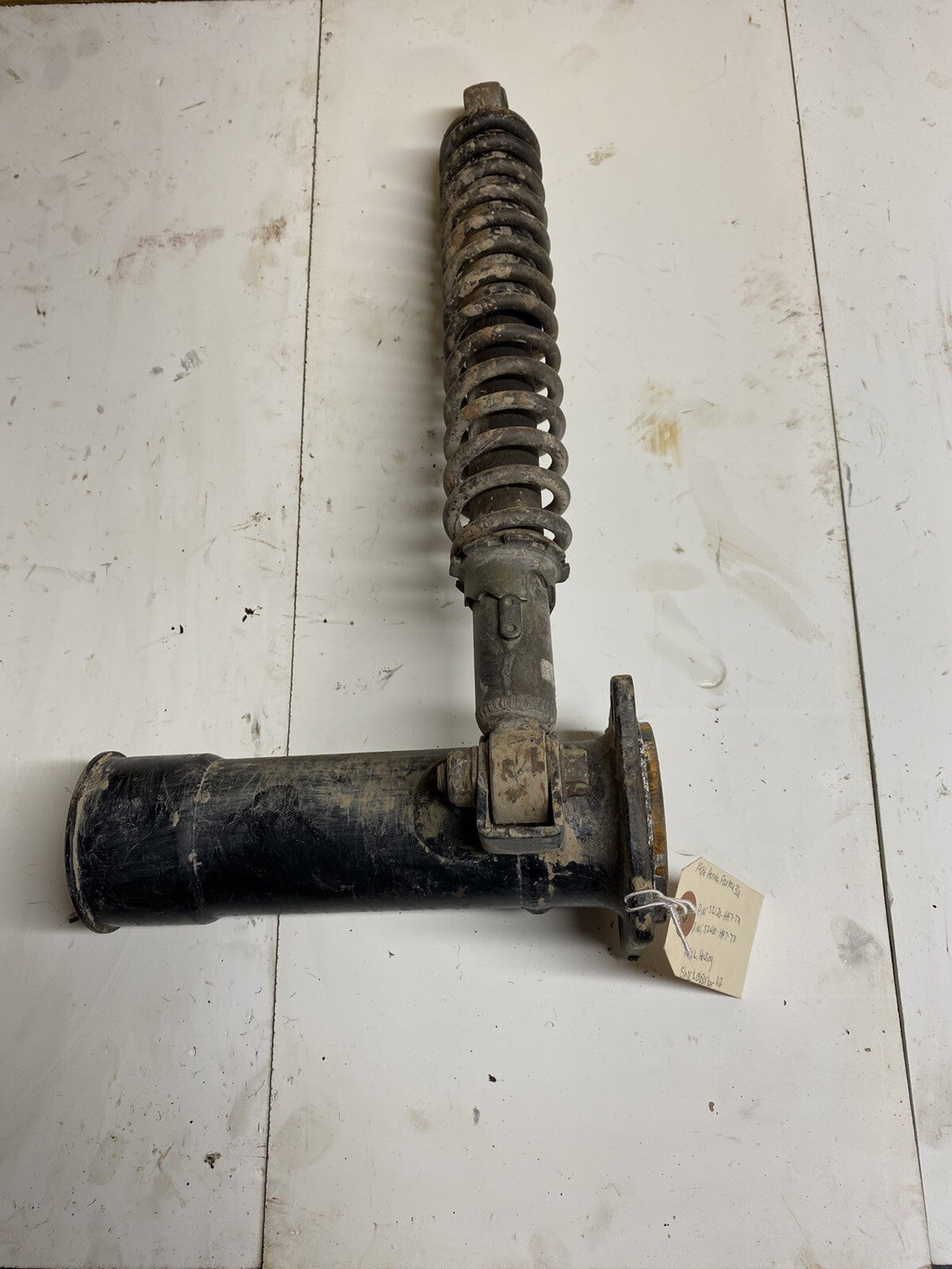 1986 Honda Fourtrax 350 OEM Left Side Rear Axle Tube With Shock 52120-HA7-7700