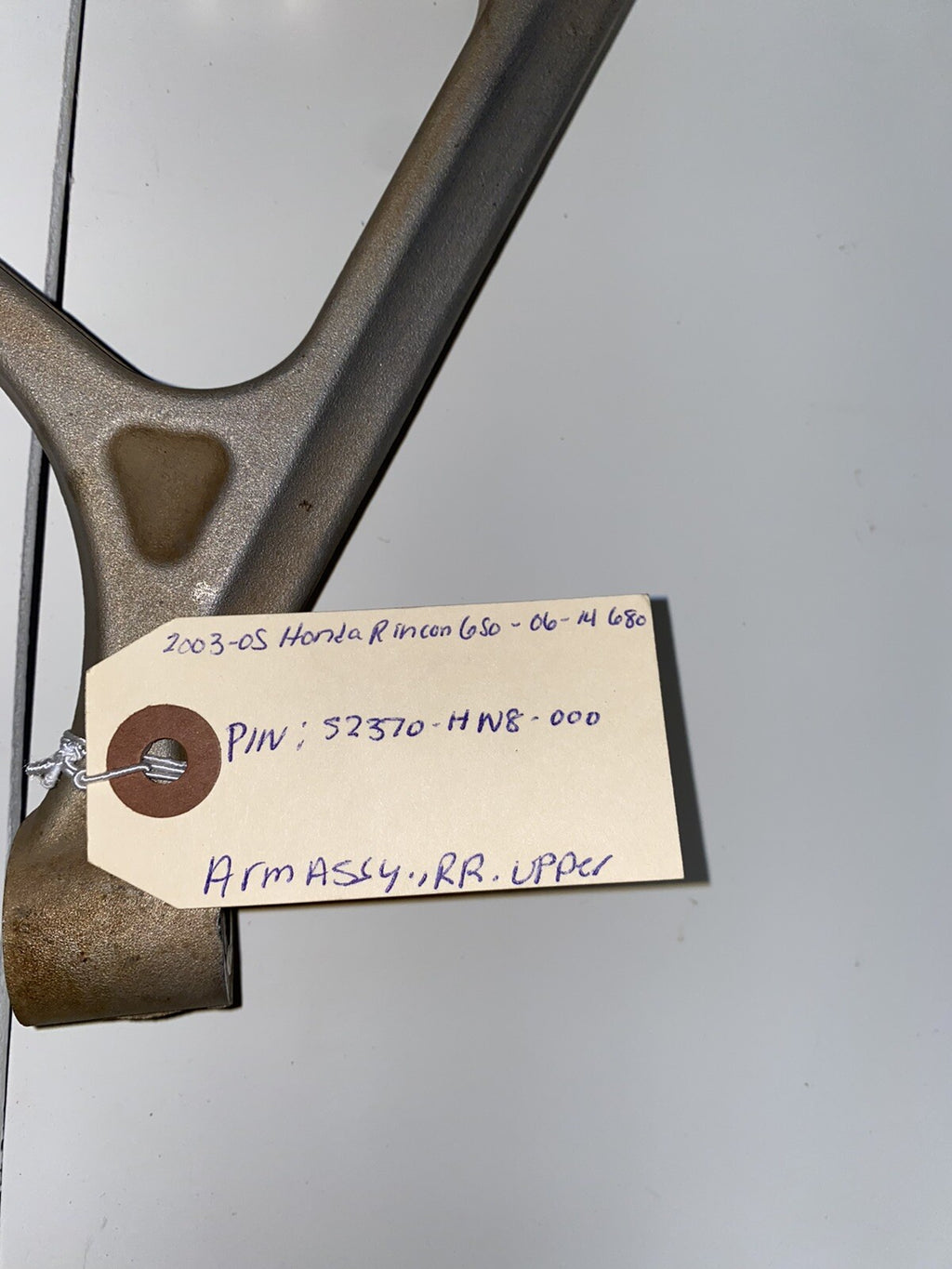 2003-2005 Honda Rincon 650 OEM Rear Upper A-Arm 1