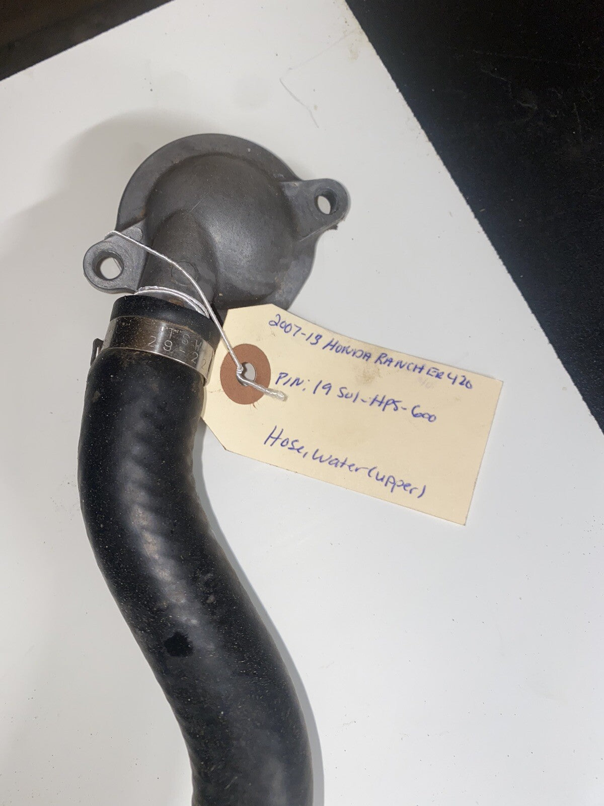 2007-2013 Honda Rancher 420 OEM Upper Water Hose2