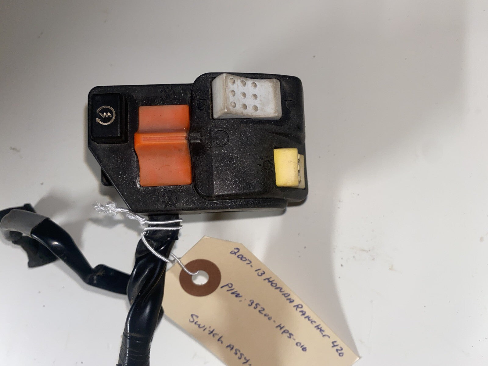 2007 Honda Rancher 420 OEM Headlight-Killswitch 1